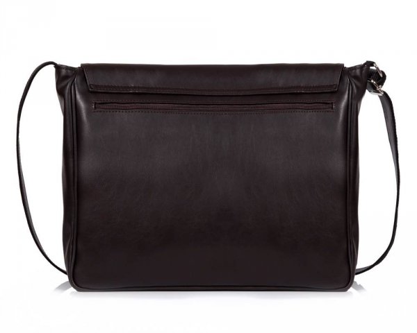 Torba męska na ramię Solome Nevada brązowa tył