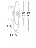 Kinkiet z Marmuru Art Deco Luces Exclusivas SAIPINA LE44623