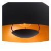 Czarna dekoracyjna lampa wisząca metalowy klosz SIEMON 45496/01/30 LUCIDE