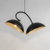 Lampa Wisząca Loft Czarno Złote Klosze SAPCE 40585 SIGMA