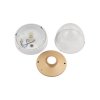 Zewnętrzna Oprawa Sufitowa Plafon IP44 NOOK  WHITE/GOLD 7970 Nowodvorski Lighting