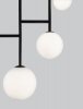 Lampa Sufitowa Czarna Designerska URUAPAN LE42883 LUCES EXCLUSIVAS