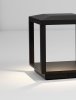 Lampa ogrodowa LED aluminiowa czarna kwadratowa minimalistyczna nowoczesna IP65 ORVENZA LE75175 Luces Exclusivas