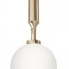 Lampa Wisząca Złota Nowoczesna Biała Kula ERO I GOLD A OR84993 ORLICKI DESIGN