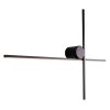 Nowoczesny kinkiet dekoracyjny linia LED czarny IP44 ARNE W0369 MAXLIGHT