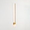 Lampa ścienna kinkiet LED listwa metalowy złoty elegancki klasyczny minimalistyczny uniwersalny FRESCO ST-MD1024M Step Into Design