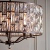 Kryształowa Lampa Wisząca Glamour Ciemny Brąz BELLE 69391 ENDON