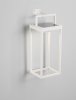 Minimalistyczna lampa solarna zewnętrzna do ogrodu klasyczna LED biała ściamnialna IP54 OLVERTO LE75290 Luces Exclusivas