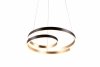 Czarno Złota Nowoczesna Dekoracyjna Lampa Wisząca LED MARNIE 344110180 TRIO
