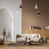 NOWOCZESNA LAMPA SUFITOWA WISZĄCA SZARA TRÓJKĄT METALOWA BICONES MAYTONI P359-PL-220-C