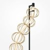 Nowoczesna Złota Lampa Podłogowa LED Designerska GOLDEN CAGE MOD216FL-L38G3K MAYTONI