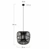 Lampa sufitowa bambusowa 38x38x32cm