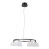Złota lampa wisząca okrągła ring Montiel led 30W Italux PND-34374-6-BK nad stół jadalniana