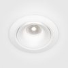 Lampa wpuszczana w sufit minimalistyczna aluminium biały okrągła LED Yin MAYTONI DL031-L12W4K-W
