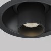 Lampa wpuszczana sufitowa spot LED minimalistyczna klasyczna aluminium czarna regulowana tuba Focus T MAYTONI C140RS-L300-7W3K-B