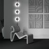 Ścieżka świetlna lampa na szynoprzewodzie okrągła LED minimalistyczna aluminium mosiądz Relax MAYTONI TR107-2-5W3K-BS