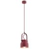 Mała Lampa Wisząca Loft Czerwona LOGAN 8292 ARGON