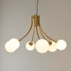 Nowoczesna Lampa Wisząca Mosiądz Kremowe Klosze Kule BLOOM 92217 ENDON