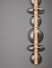 Elegancka Lampa Wisząca Salonowa z Ciemnego Szkła Luces Exclusivas MORROS LE44487