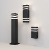 Lampa stojąca ogrodowa zewnętrzna słupek nowoczesna aluminiowa czarna prostokąt Unter den Linden MAYTONI O578FL-01B