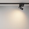 Ścieżka świetlna reflektor na szynoprzewodzie LED minimalistyczny aluminium czarny regulowany Onda MAYTONI TR007-1-18W3K-B-1