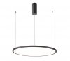 Nowoczesna Lampa Wisząca LED Czarny Okrąg VINOLA PND-56135B-100RPP-BK-3KS4K-TRDIMM ITALUX