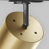Lampa szynowa okrągła minimalistyczna aluminium matowe złoto i czerń regulowana tuba Polar MAYTONI TR088-1-GX53-MG