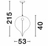 Lampa wisząca CHANCAY LE44597 Luces Exlusivas