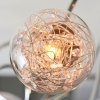 Nowoczesna Lampa Wisząca Chrom Deisgnerski Klosz Kula AURIA 76349 ENDON