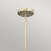 Lampa wisząca Gemma 1 źródło światła Płatki srebra bursztynowe kryształy glamour tuba HK-GEMMA-P-A-SL HINKLEY