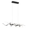 Lampa Wisząca Srebrna W Kształcie Helisy SEQUENCE 341810205 TRIO