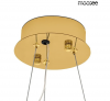 Kryształowa złota lampa wisząca LED w stylu glamour FLORENS 60 GOLD MSE010100363 Moosee