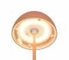 Lampka stołowa nocna LED pomarańczowa półokrągła designerska nowoczesna ściemnialna do pokoju dziecięcego ORTIZ IP44 R55601140 Rl