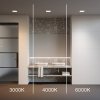 Biała Oprawa Wpuszczana Do Łazienki Downlight Okno Maytoni DL056-24W3-4-6K-W