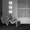 Ścieżka świetlna lampa na szynoprzewodzie okrągła LED minimalistyczna aluminium biała Relax MAYTONI TR107-2-5W3K-W
