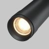Lampa sufitowa plafon spot minimalistyczna klasyczna LED regulowa tuba aluminium czarna Focus Zoom MAYTONI C055CL-L12W3K-Z-B