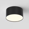 Lampa sufitowa LED nowoczesna aluminium czarna ZON MAYTONI C032CL-12W3K-RD-B