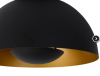 Czarna dekoracyjna lampa wisząca metalowy klosz SIEMON 45496/01/30 LUCIDE