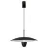 Nowoczesna czarna lampa wisząca ozdobna LED CCT metalowa industrialna minimalistyczna UFO S LP-0408/1P S BK BK LIGHT PRESTIGE