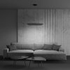 LAMPA WISZĄCA OKRĄGŁA CZARNA MAYTONI RIM MOD058PL-L42B4K CZARNY RING LED