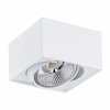 Stylowy plafon kostka lampa sufitowa biała elegancka minimalistyczna nowoczesna RODOS PLUS 4753 Argon