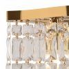 Kryształowa Lampa Wisząca Nad Stół Glamour Złota DUNE DIA005PL-06G MAYTONI