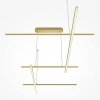 Lampa Wisząca Nowoczesna LED Złota Designerska RADIANCE MOD278PL-L86G3K1 MAYTONI