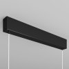 Minimalistyczna nowoczesna lampa wisząca LED listwa metalowa czarna regulacja wysokości Step MAYTONI P010PL-L30B4K