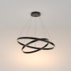 Lampa Wisząca Okrągła Czarna RIM MOD058PL-L74B3K MAYTONI