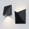 Nowoczesny kinkiet elewacyjny zewnętrzny LED minimalistyczny metalowy czarny podświetlający ścianę Beekman MAYTONI O577WL-L5B