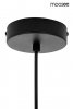 Minimalistyczna Lampa Wisząca Czarna LED SPINNER MSE010100314 MOOSEE