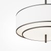 Lampa wisząca klasyczna minimalistyczna owalna metal czarno-biała do salonu sypialni BERGAMO MAYTONI MOD613PL-05W