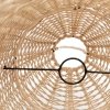 Rattanowa Lampa Wisząca w Stylu Boho Naturalna COLONIAL BAYU036N-M-30x60 BAZAR BIZAR
