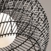 Lampa wisząca designerska nowoczesna metalowa czarna nad stół do jadalni do salonu ozdobna Cane MAYTONI MOD204PL-01B